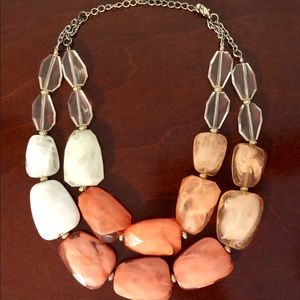 Coral Chunky Necklace